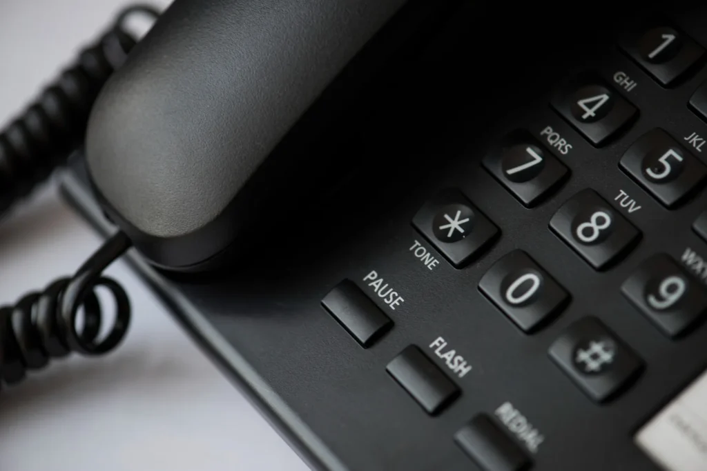 configuring a business phone system in a commercial office